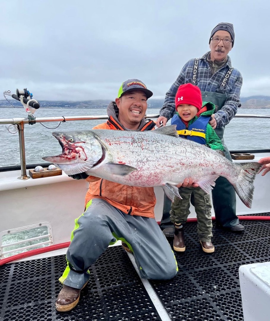 Limits up to 34.8lb. King Salmon