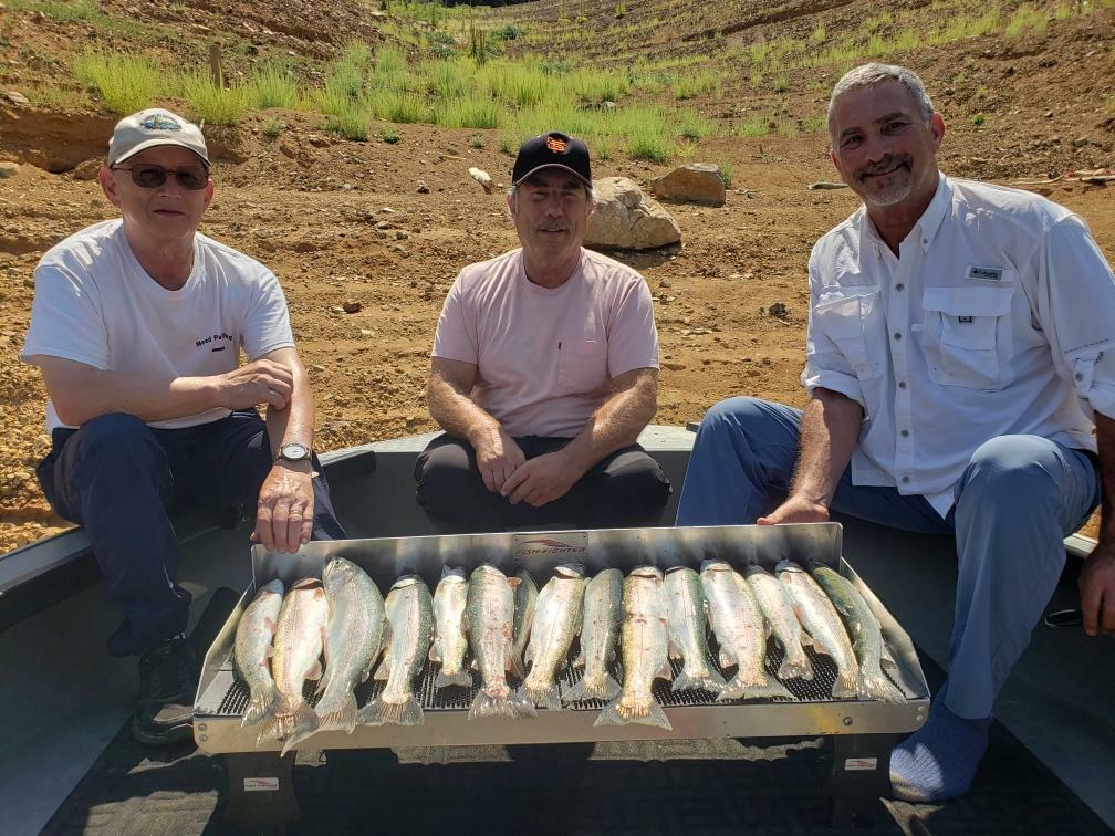 Hot trout bite on Shasta Lake!