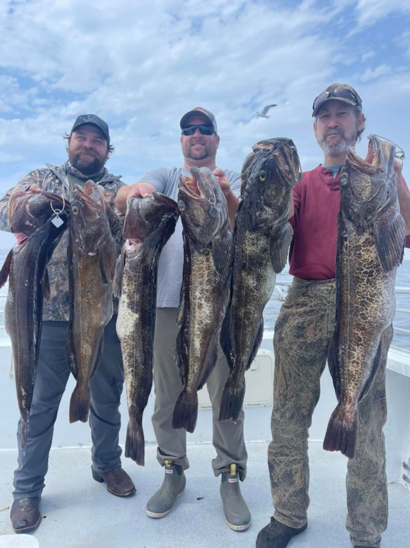 We had both boats out on the rockfish grounds today