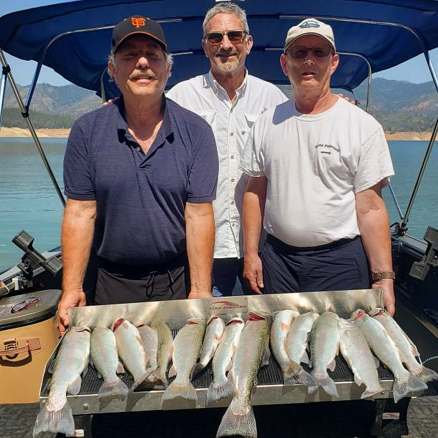 Rainbow, king and kokanee fishing at Don Pedro Lake