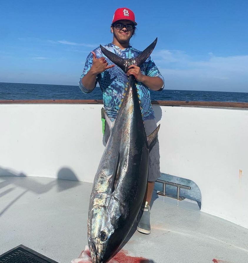 Largest tuna to date put on the boat! 