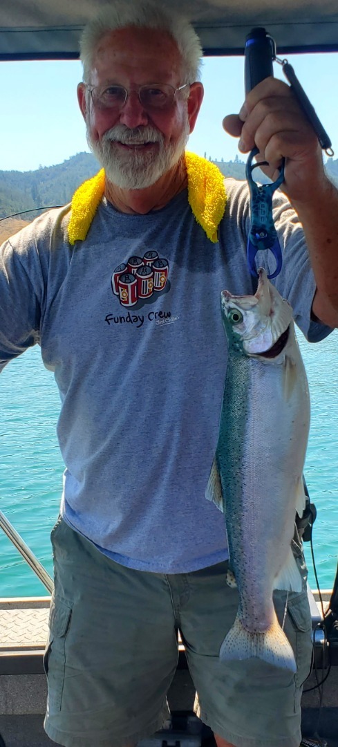 Fat Shasta Lake Trout action is awesome 