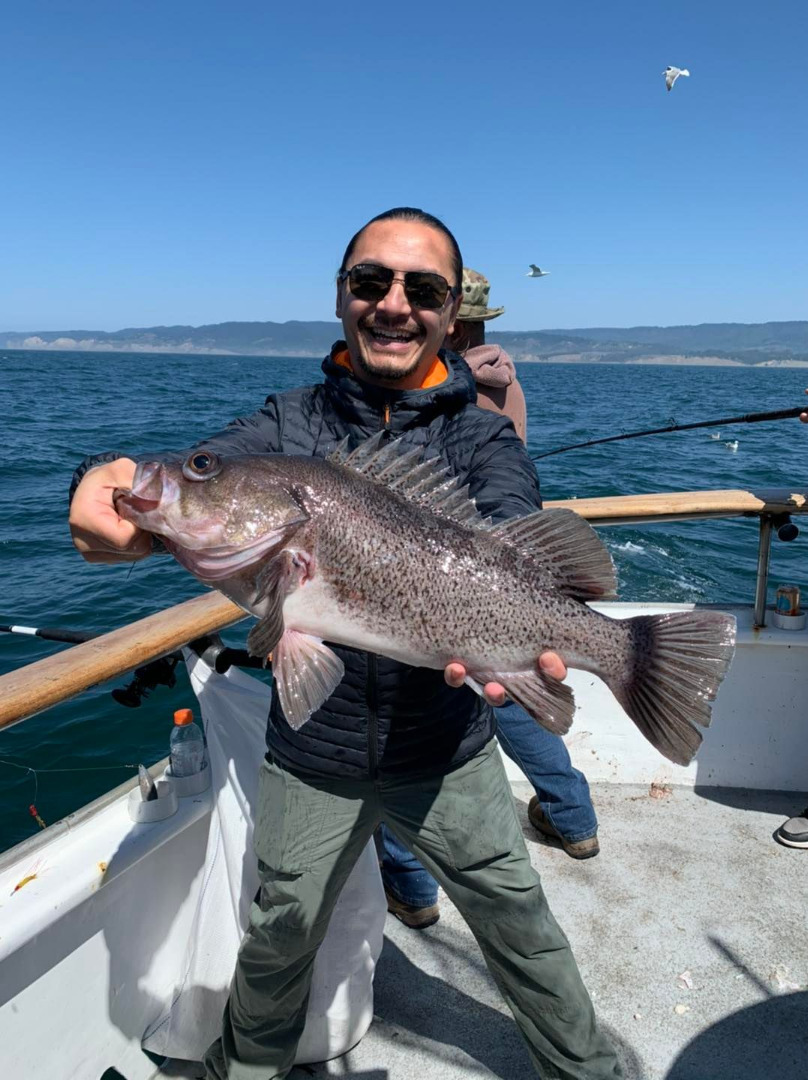 Rockfish and ling cod was wide open