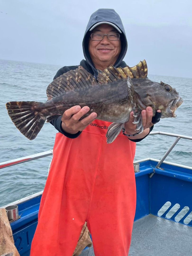 Great action today on our shallow water rockcod trip