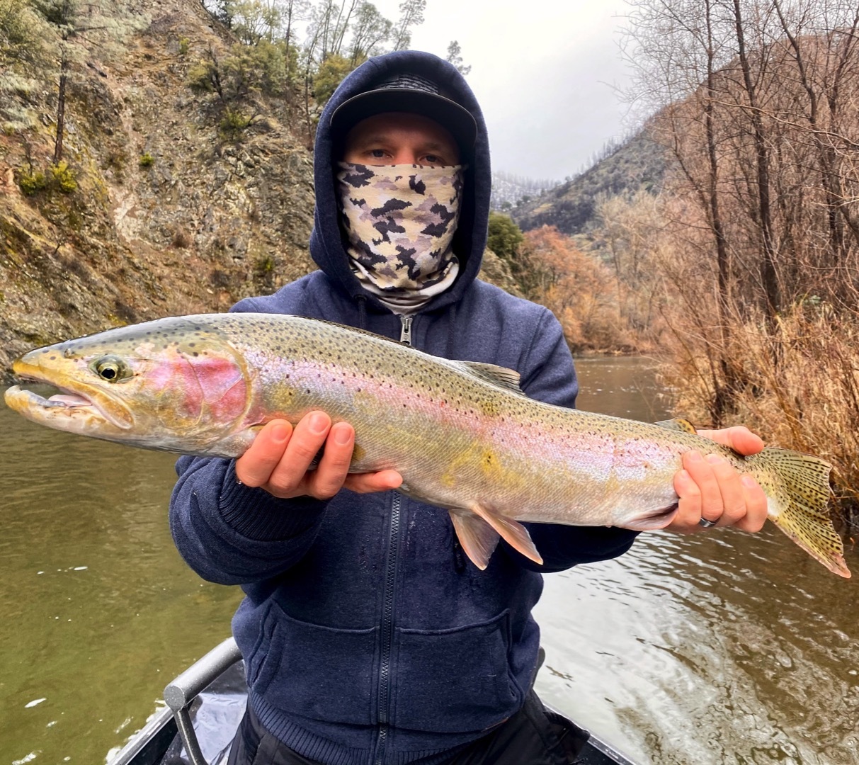 Trinity River steelhead fishing!