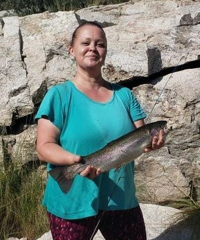 ARIZONA TROUT FISHING WITH Z-RAY LURES AT BLUE RIDGE RESERVOIR