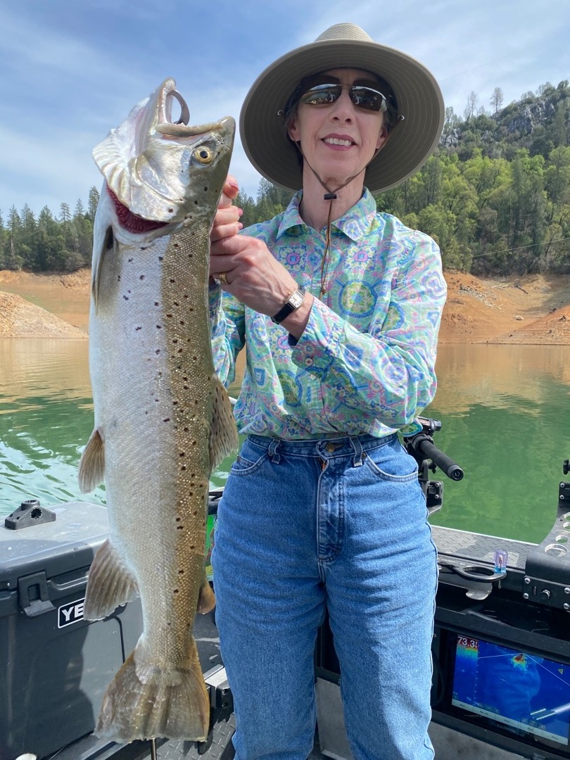 Shasta Lake winter trout fishing!