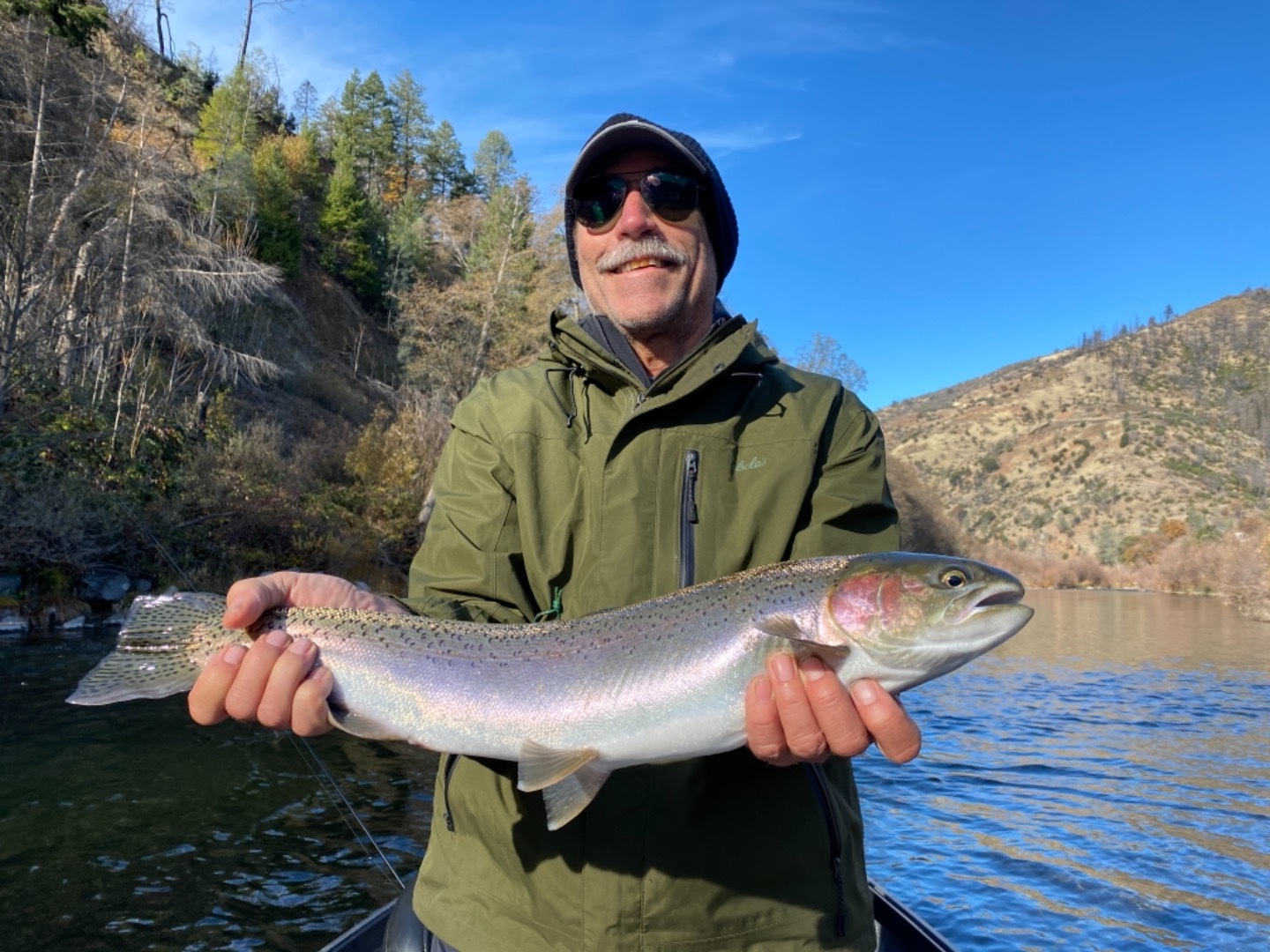 Trinity River steelhead fishing!!