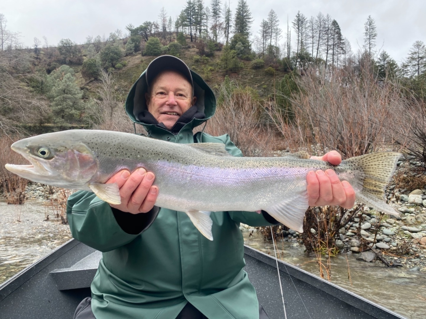 Trinity River steelhead fishing 