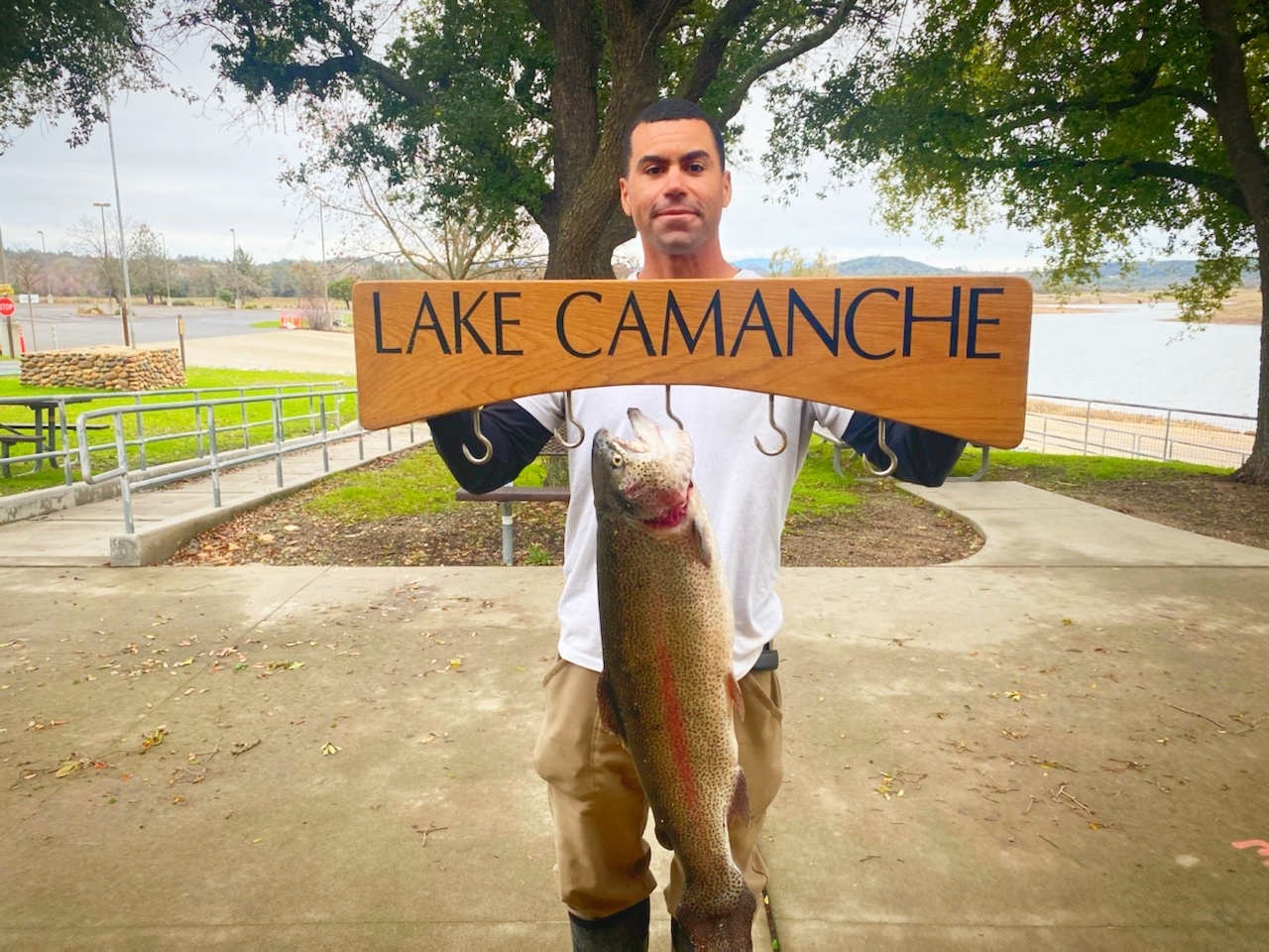 10lb monster at the trout pond! 