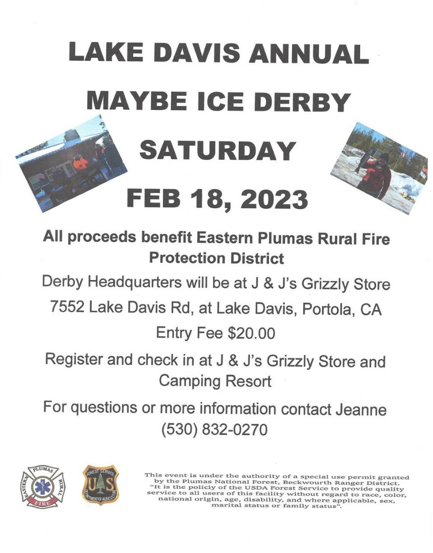 Lake Davis Annual Maybe Ice Derby