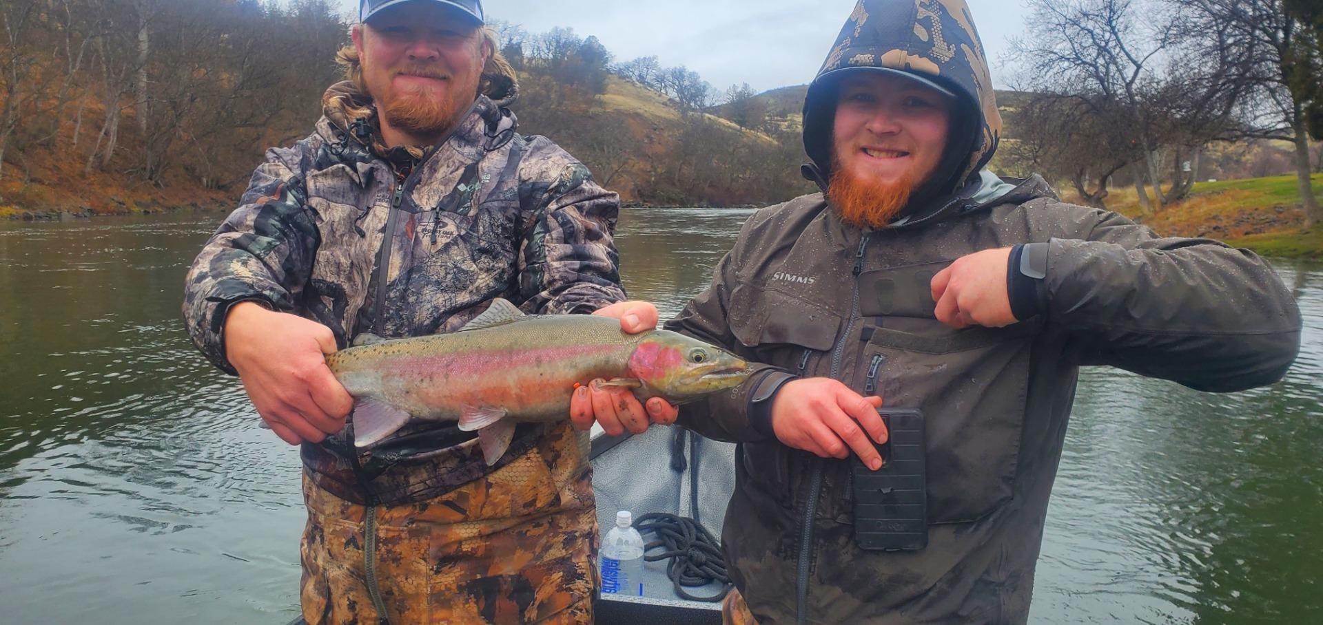 Crazy Winter Steelhead Weather no problem