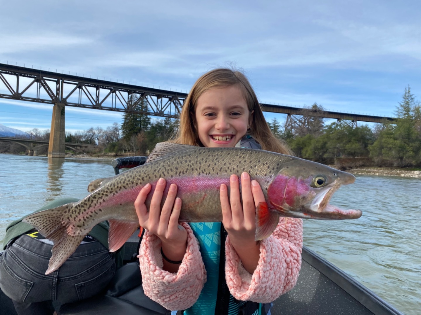 Sacramento River trout fishing!