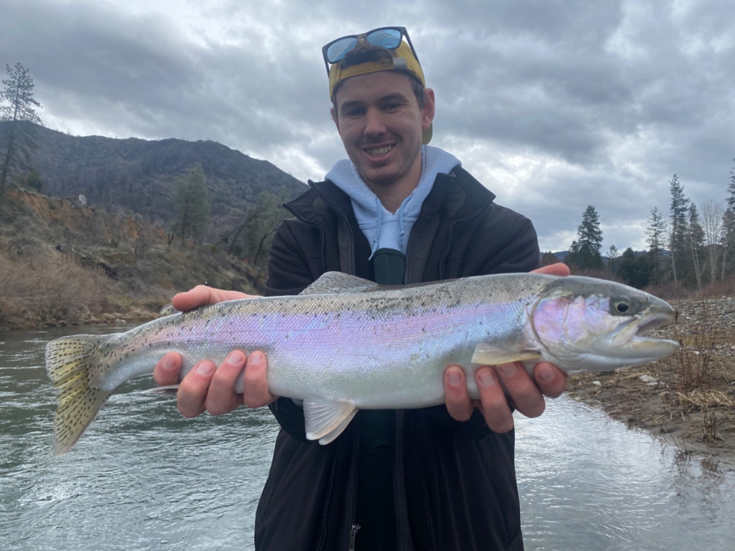 Trinity River steelhead fishing!!