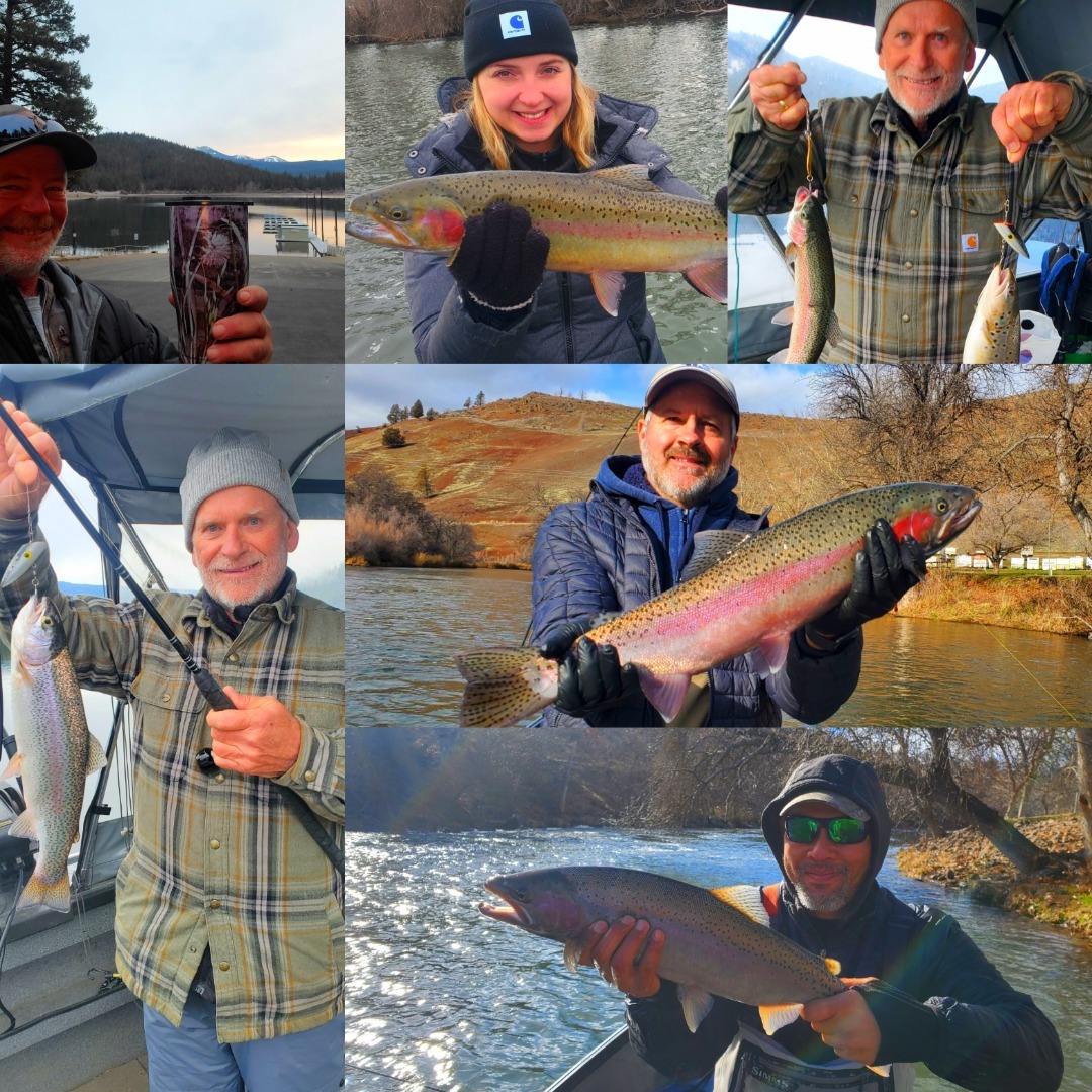 Steelhead fishing on the Klamath marches on, Fishing on Lake Siskiyou was amazing