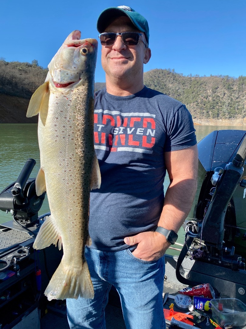 Shasta Lake trout fishing is very good! — Jeff Goodwin Fishing