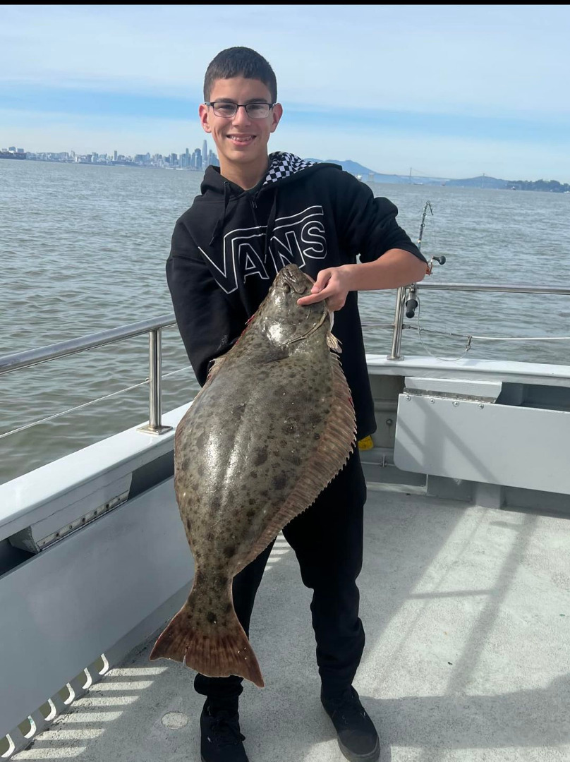 16 lb. Halibut in The Bass Tub