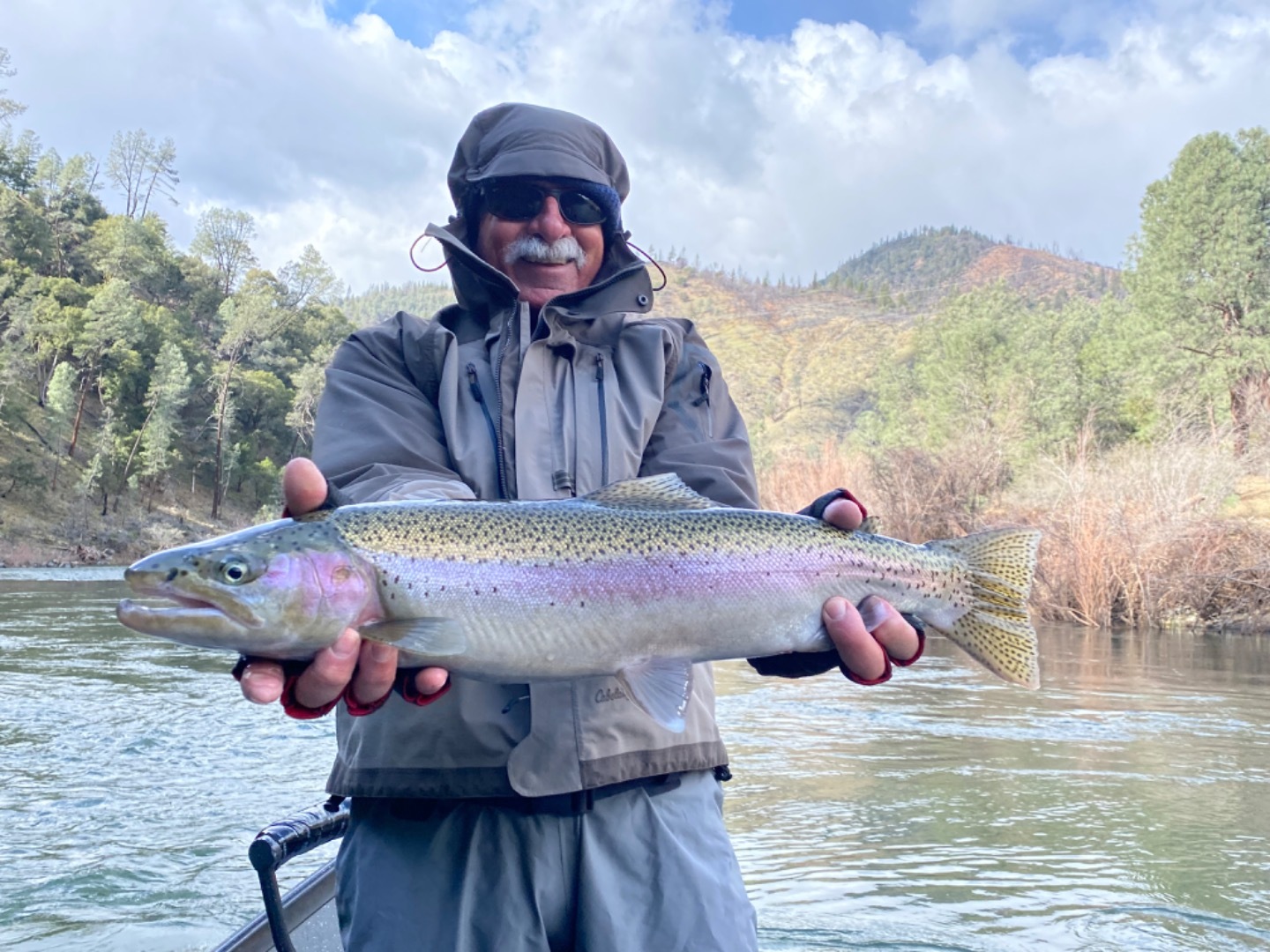 Trinity River steelhead fishing 