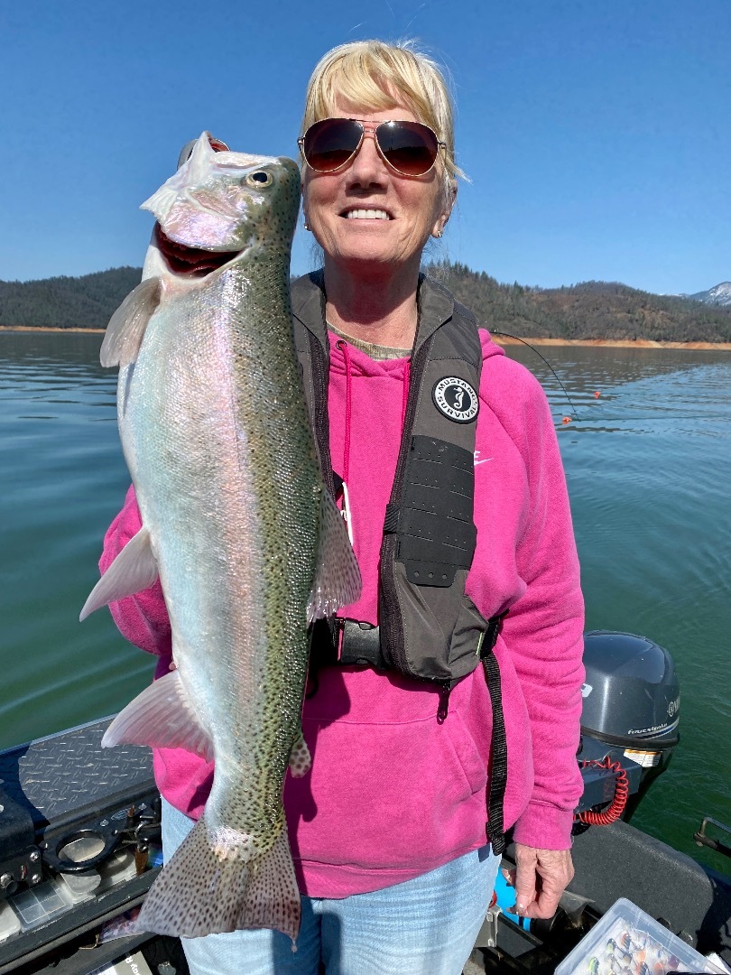 Shasta Lake Fish Report - Shasta Lake - Spring Trout Bite Is On! - March  16, 2023