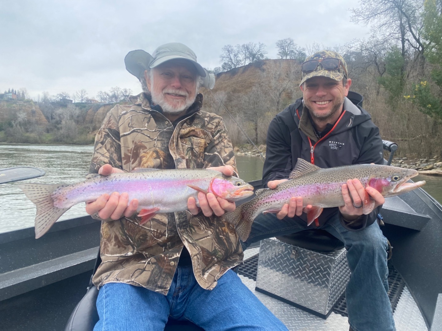 Sacramento River steelhead fishing 