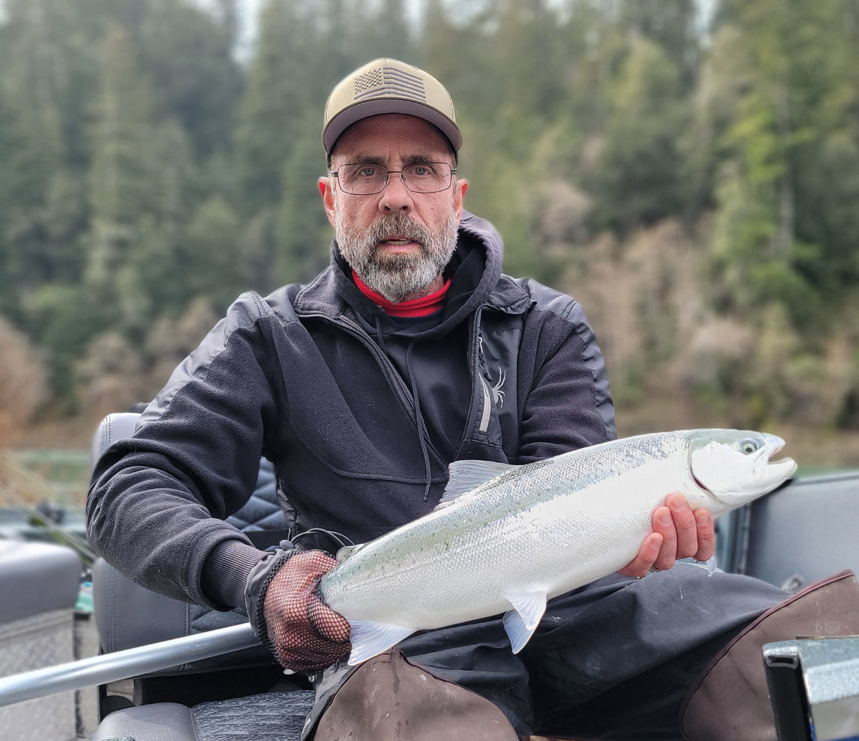 Rain and Muddy Water Hinders Steelhead Anglers cover picture