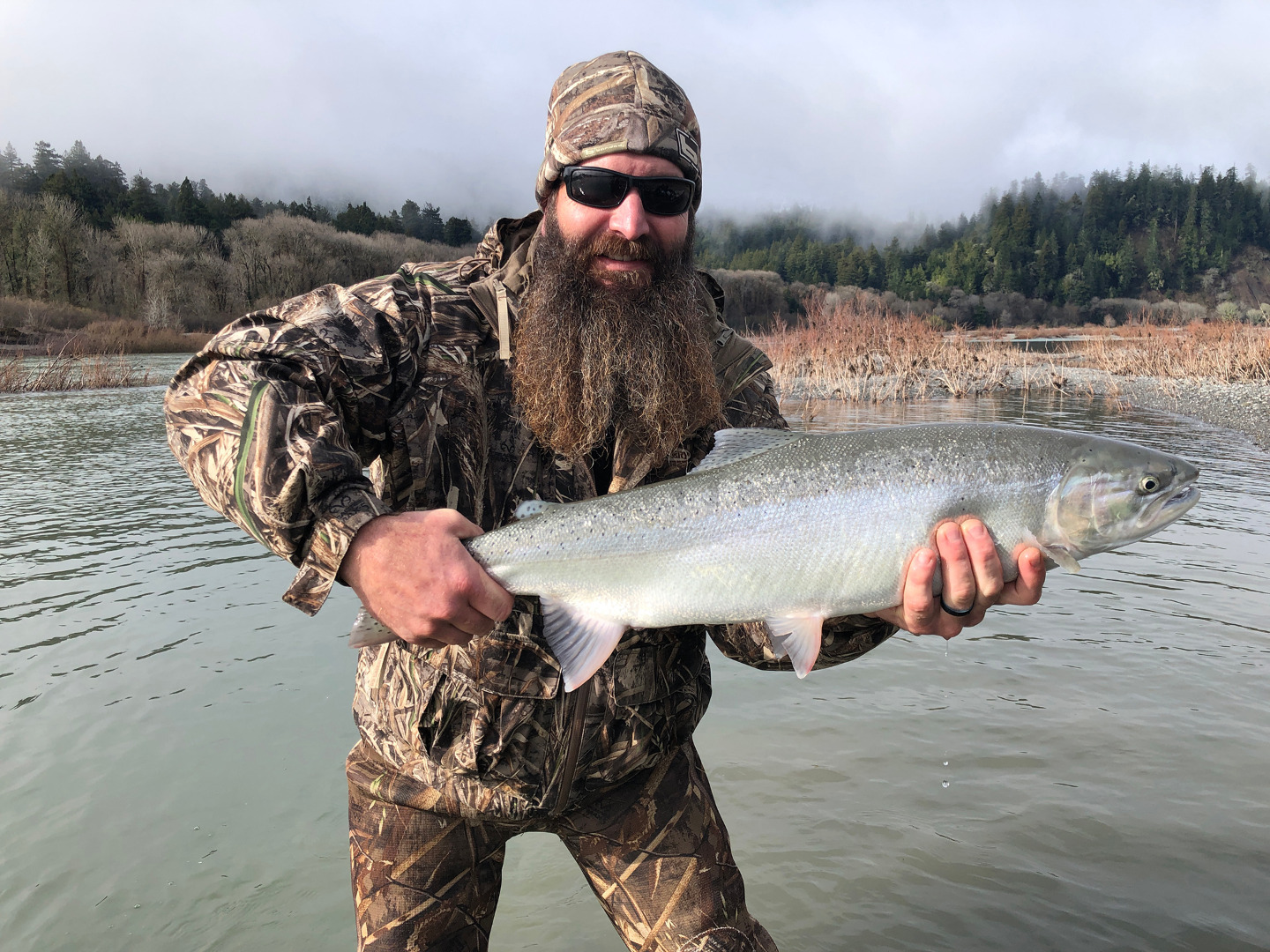 Steelhead Season Ending Like It Began, Wet