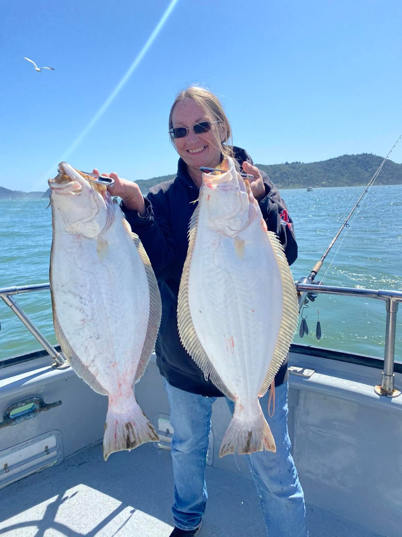 Live bait Halibut and Bass trips start May 6th