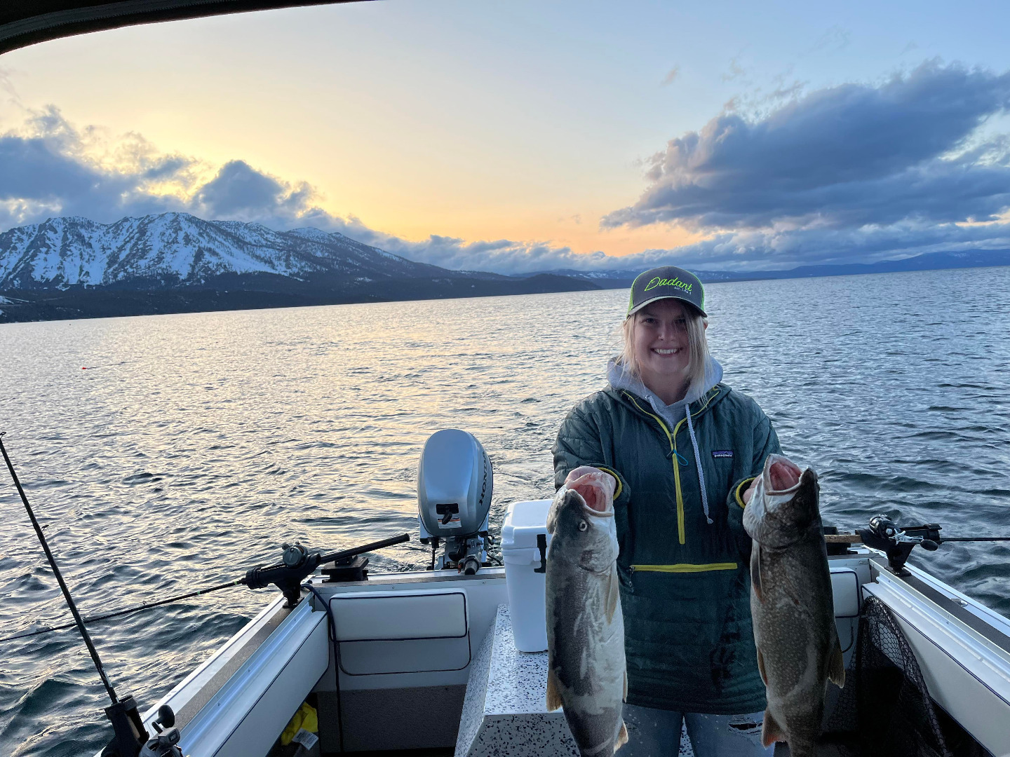 Good Laker Bite with Brown Trout Mixed In