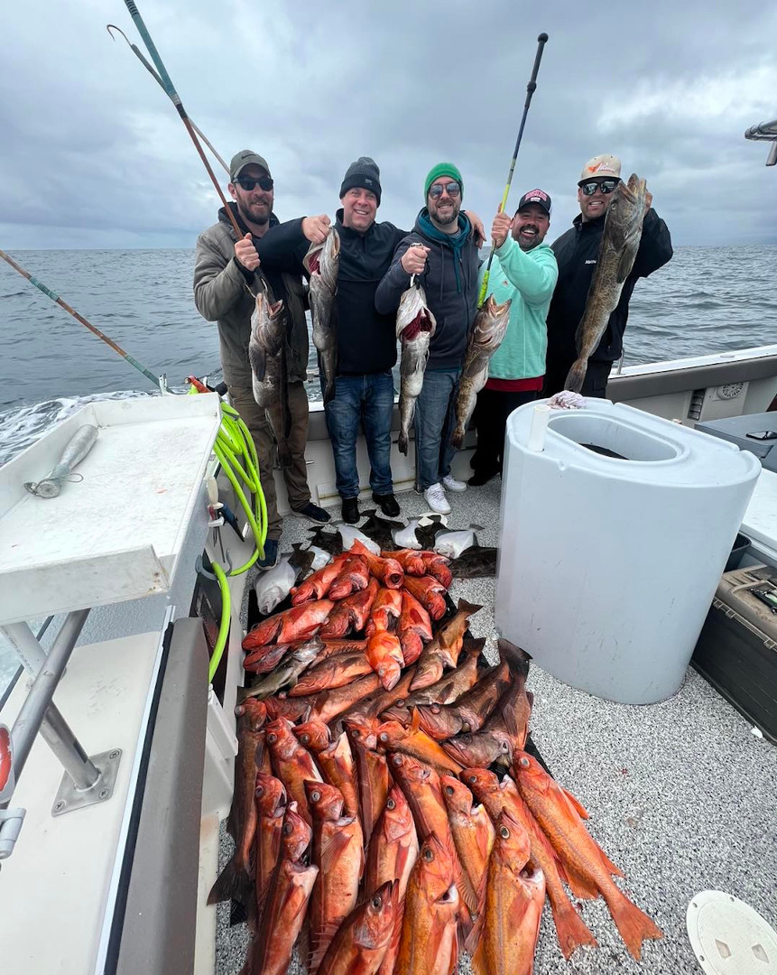 Weather allows anglers to rock and reel, catch chili peppers, other rockfish cover picture