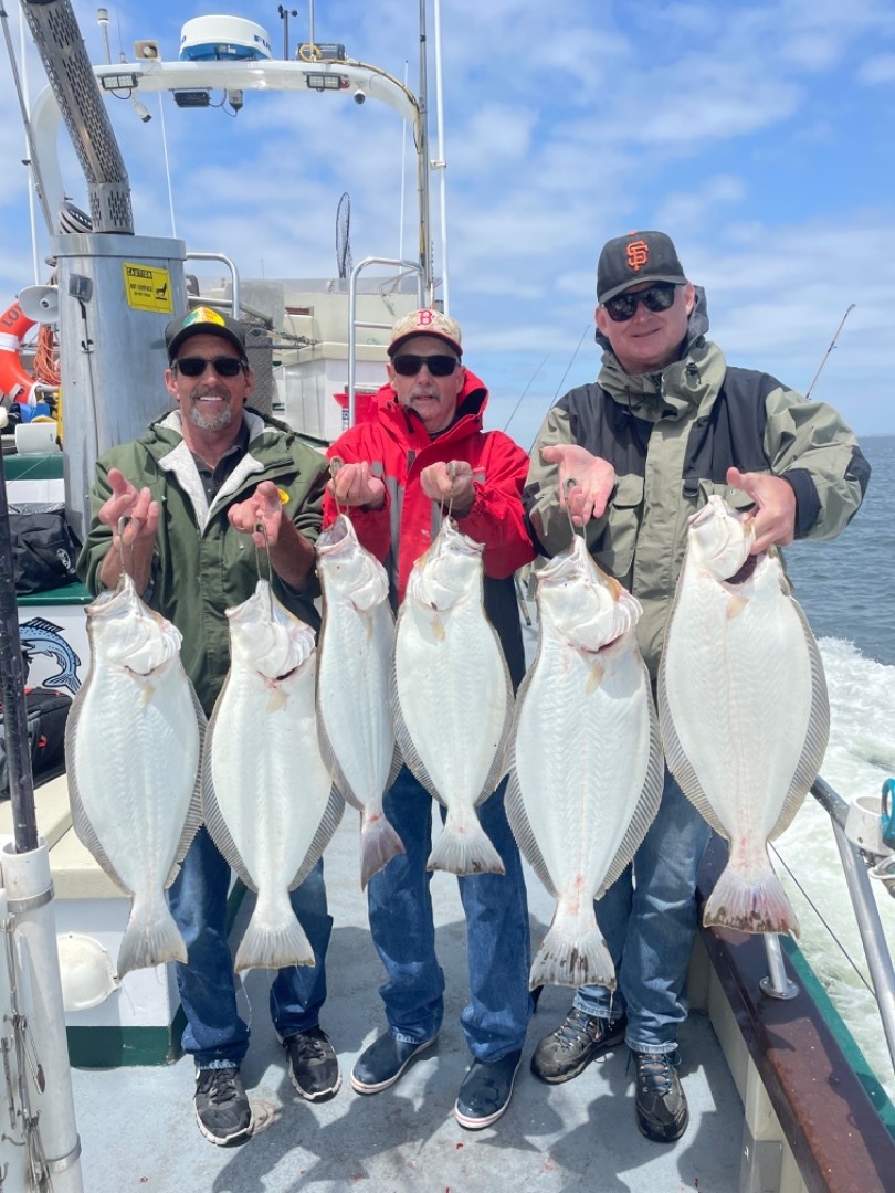 EARLY LIMITS of HALIBUT & BASS!!!