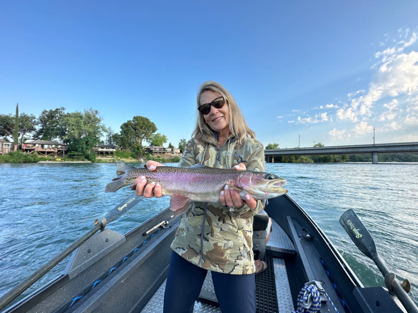 Sacramento River steelhead fishing!