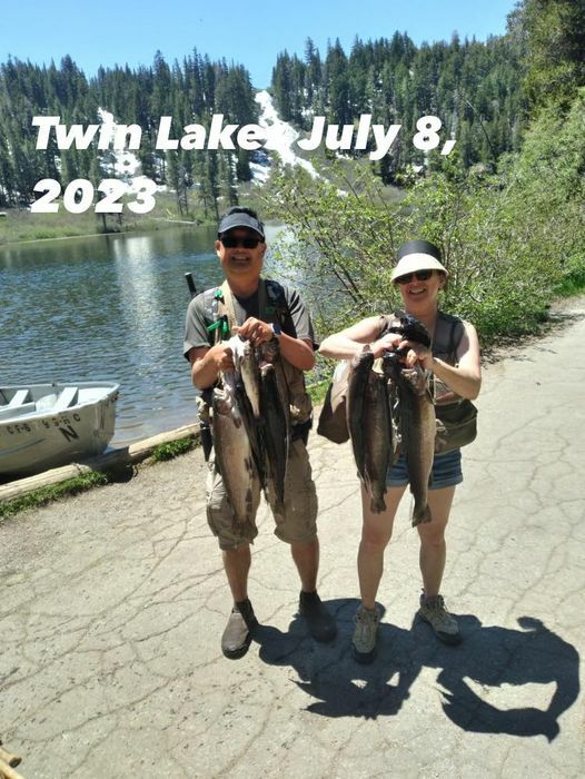 Twin Lakes (Mammoth Basin) - Fish Reports & Map