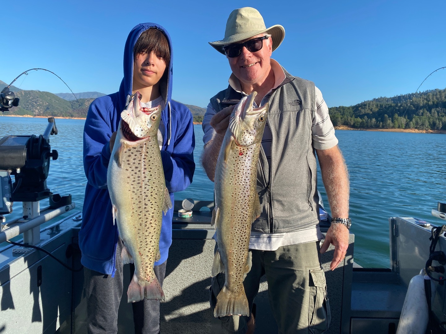 Shasta Lake trout fishing report
