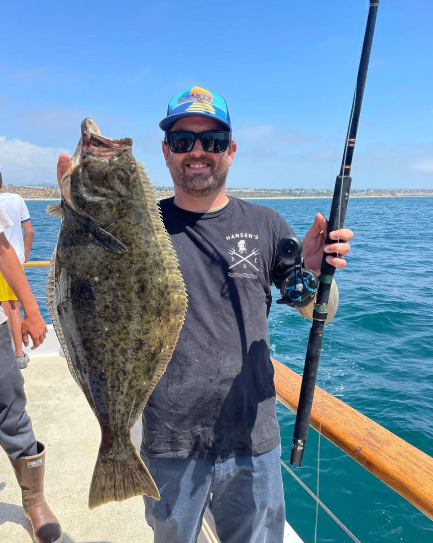 Nice Halibut on the SoCal 1/2 Day 