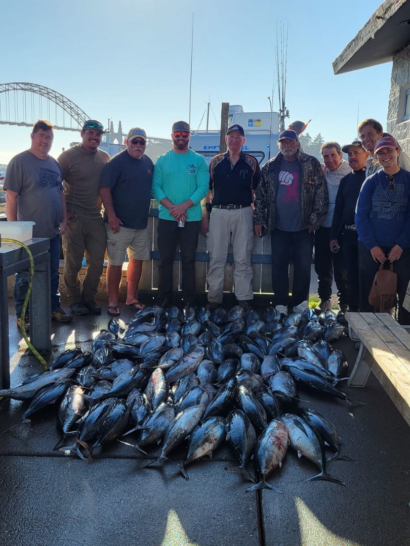 80 tuna for 10 anglers!