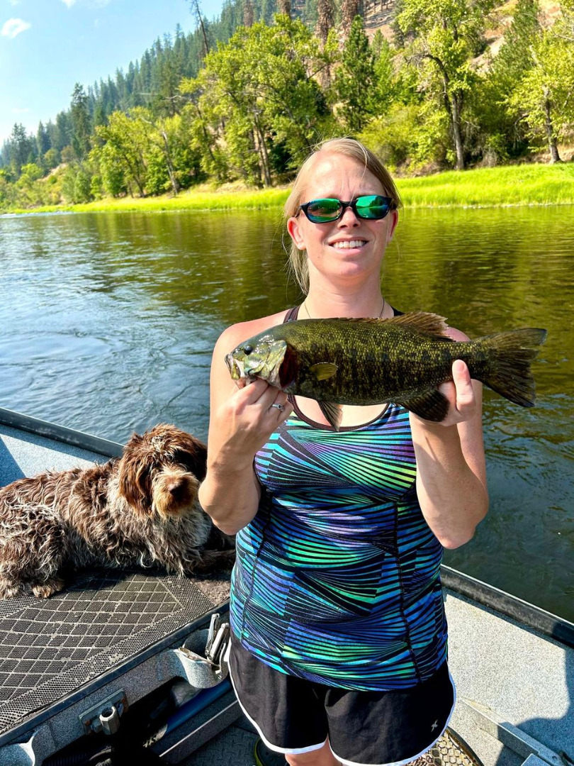 Fishing on the Clearwater River in Idaho continues to be solid for Smallmouth Bass