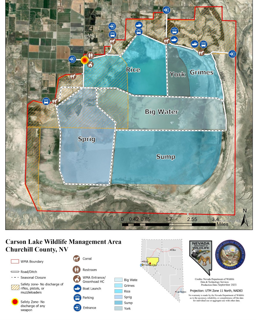 The Carson Lake Wildlife Management Area (WMA) is open in time for the Youth Waterfowl hunt which kicks off this weekend! 