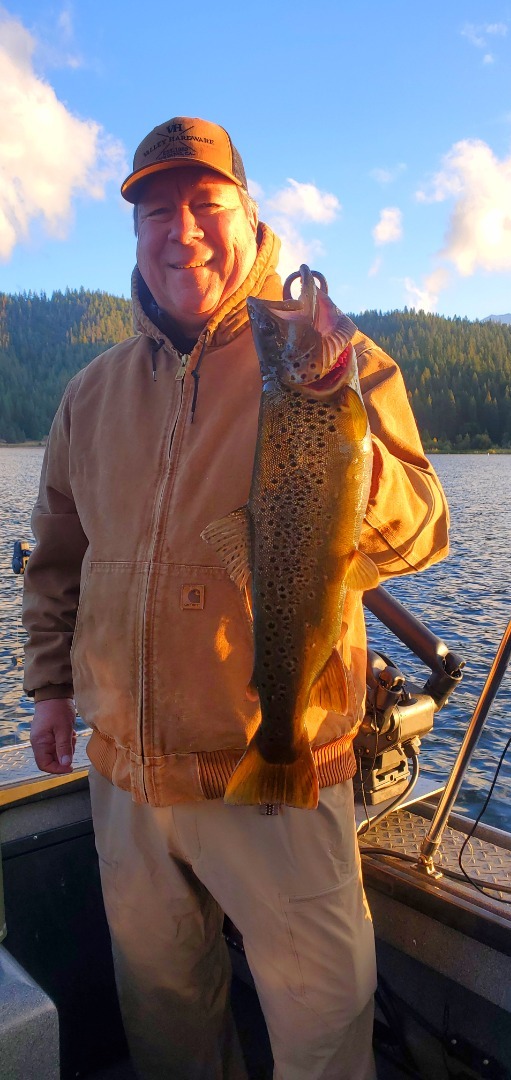 A Crisp Brown Day on Lake Siskiyou