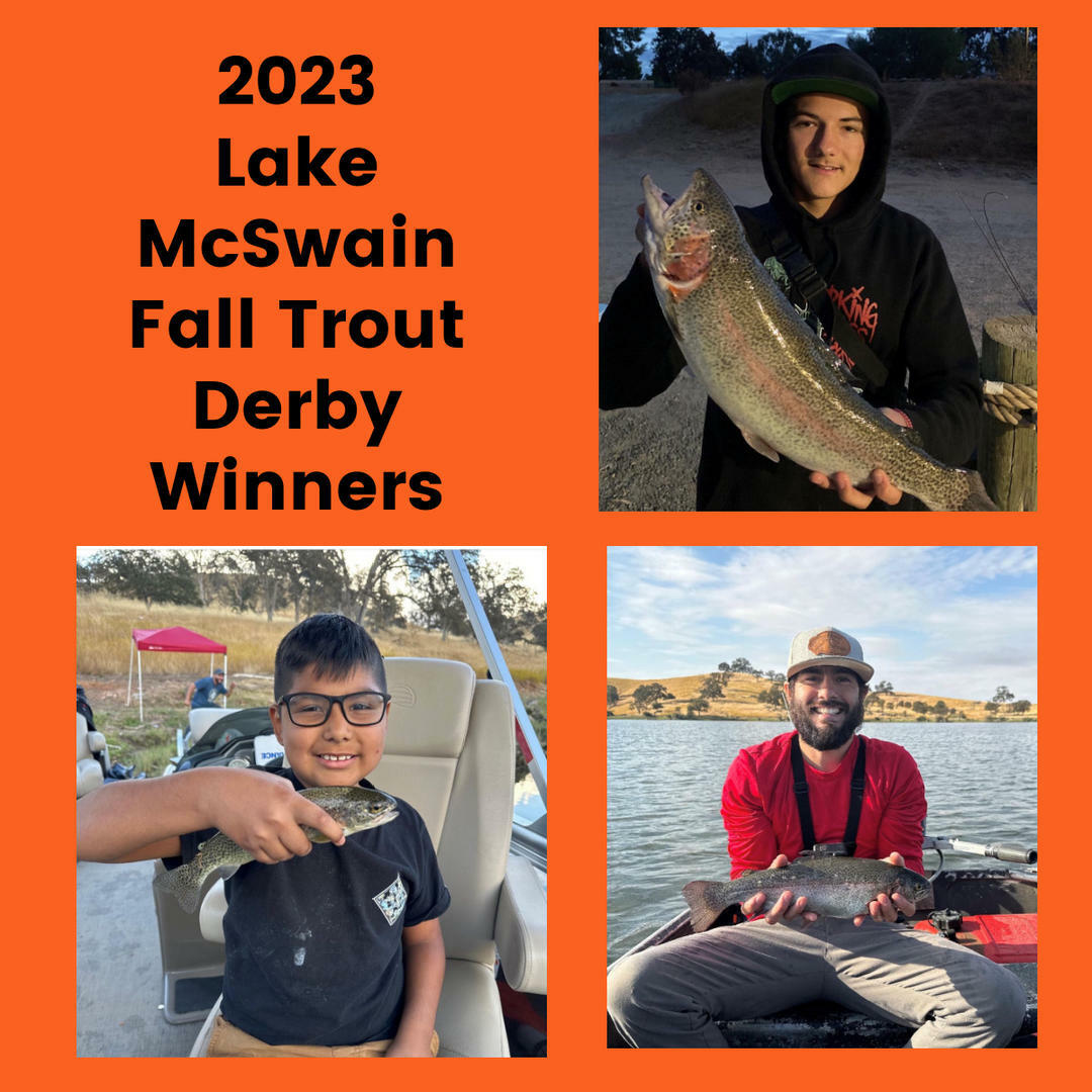 Anglers haul in big trout and awards at the 2023 Lake McSwain Fall Trout Derby