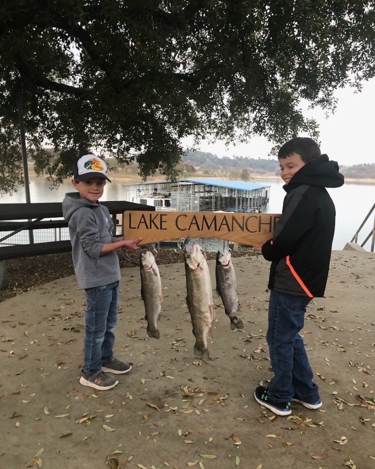 Couple Nice Trout From Lake Camanche