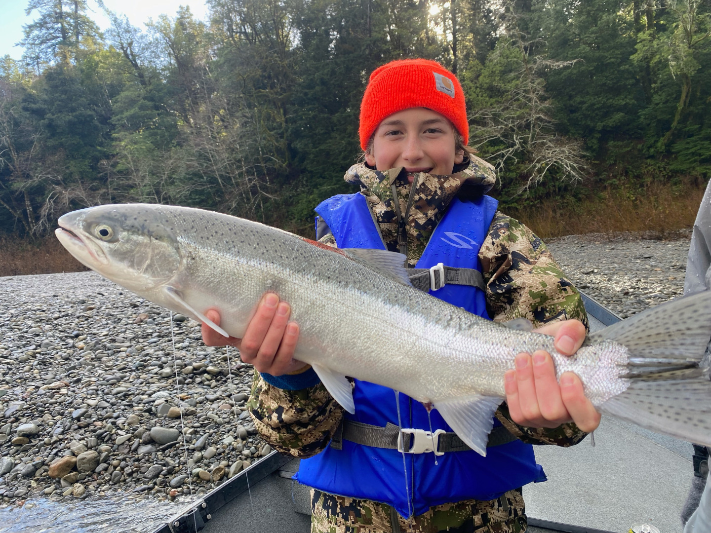 Steelhead Fishing Paused Due to High Water cover picture