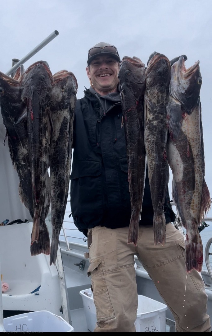 Early rockfish limits and 25 Ling cod 