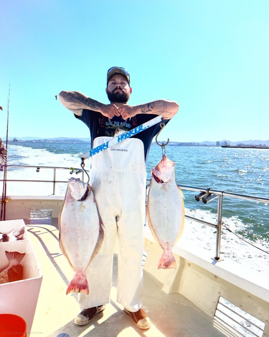 Halibut and striped bass action