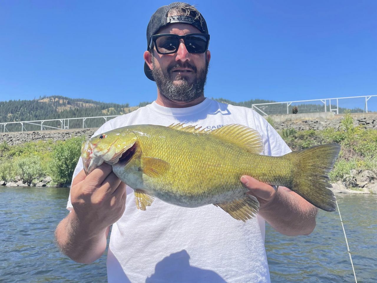 Smallmouth Bass fishing on the Clearwater River in Idaho is 🔥!