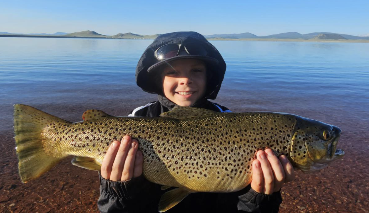 22.5 inch Brown Trout Catch earns this angler his first Master Angler Award!