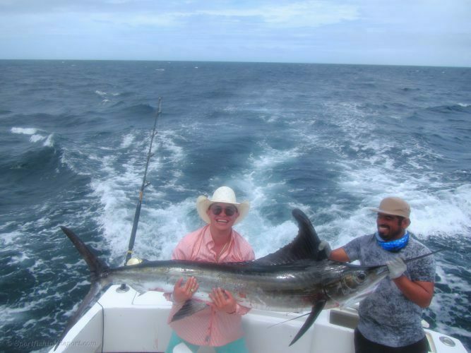 Two Striped Marlin between 130LB. and 140LB.
