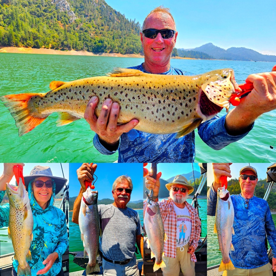 Another week of fabulous fishing on Shasta Lake 