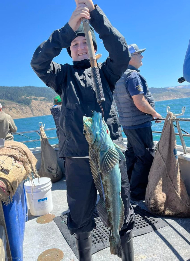 The Sea Wolf had a charter today with a fun group