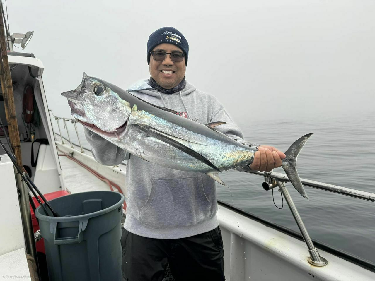 Chasing Golden Gate albacore tuna today