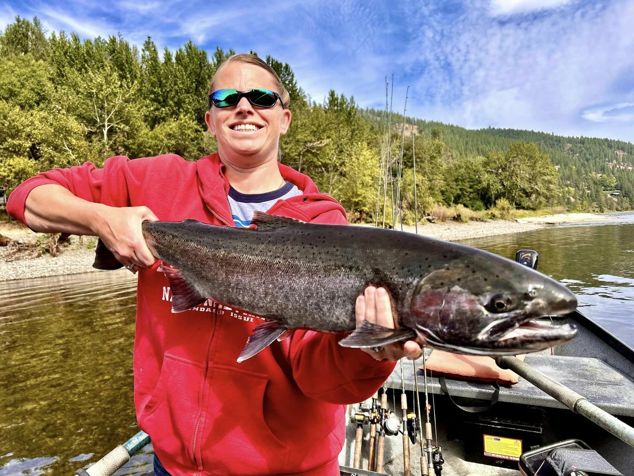 We've been catching some nice fish lately on the Clearwater River in Idaho!